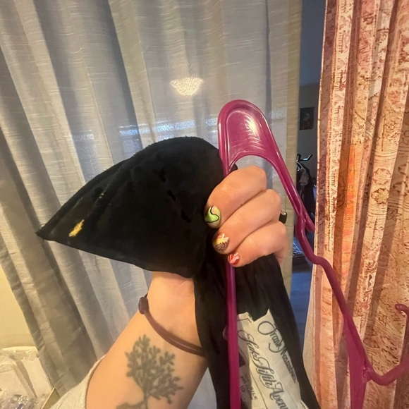 frank masandrea vintage black silk dress - Picture 7 of 7